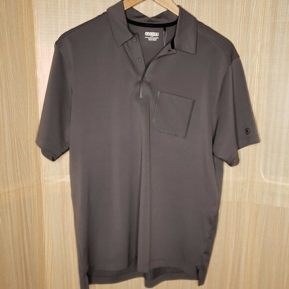 Ogio NWT Mens Short Sleeve Gray Polo Large - Picture 1 of 7